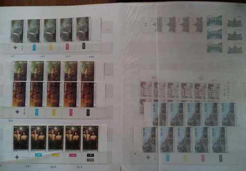 LARGE STOCKBOOK FILLED WITH SA AND UNION BLOCKS / STRIPS / PAIRS - SEE SCANS and READ BELOW