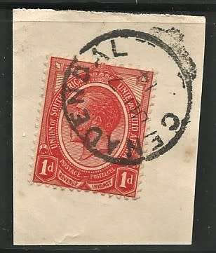 UNION 1D KINGSHEAD WITH `GENADENDAL` CANCELLATION