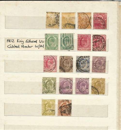 STOCKBOOK WITH OFS / COGH COLLECTION MINT AND USED WITH HIGH VALUES, TRIANGLES ETC - READ BELOW