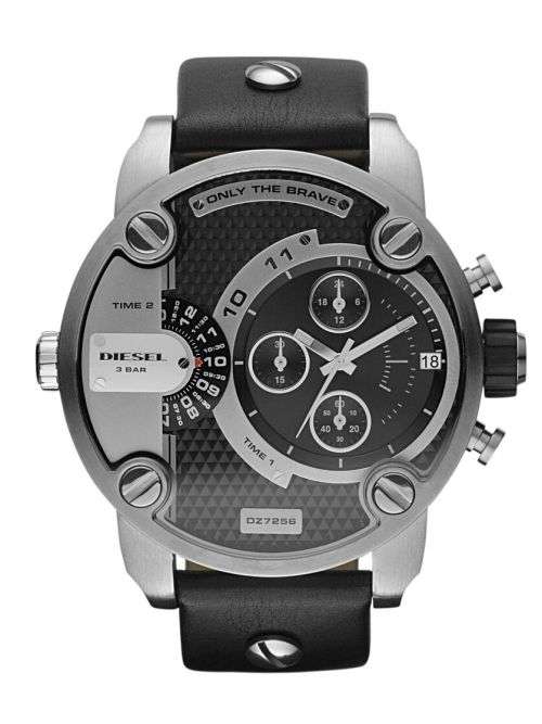 Diesel Men's Little Daddy Multifunction Silver-Tone Stainless Steel Watch DZ7256