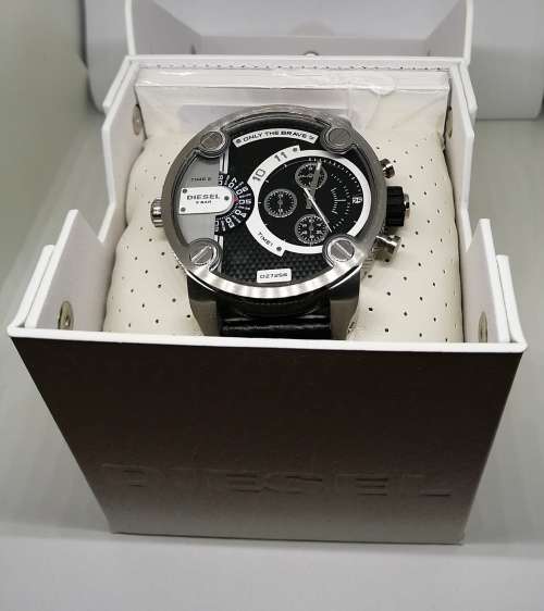 Diesel Men's Little Daddy Multifunction Silver-Tone Stainless Steel Watch DZ7256