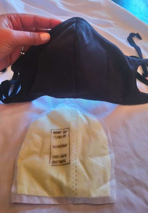 FACE MASK WITH FILTER- MERV 14 F8- DELIEVRY DURING SHUTDOWN