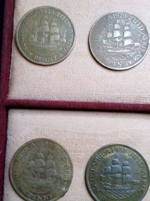 SOUTH AFRICAN PENNY(COMPLETE SET)