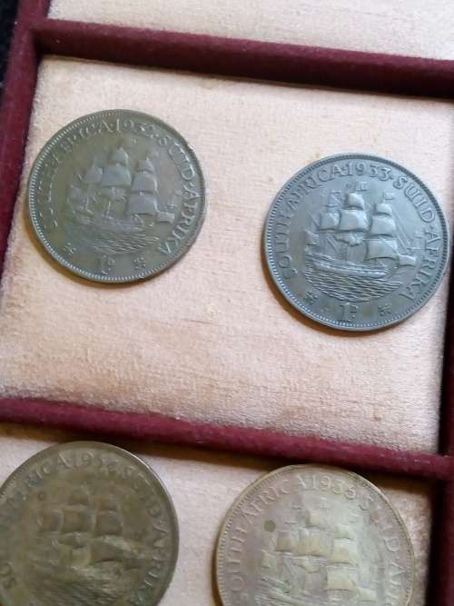 SOUTH AFRICAN PENNY(COMPLETE SET)