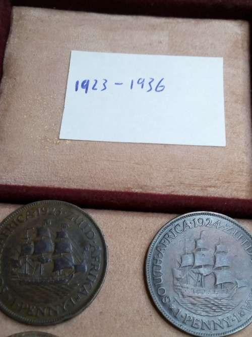 SOUTH AFRICAN PENNY(COMPLETE SET)