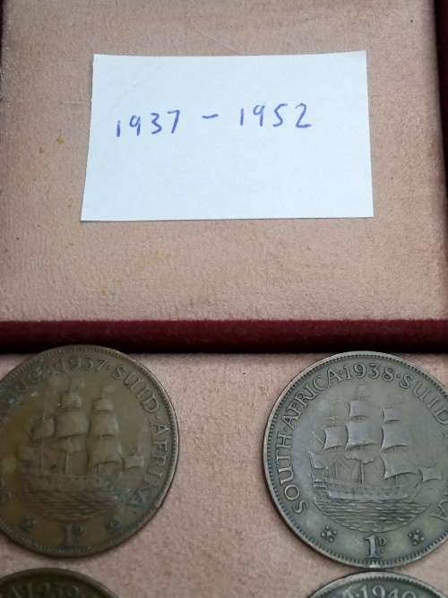 SOUTH AFRICAN PENNY(COMPLETE SET)