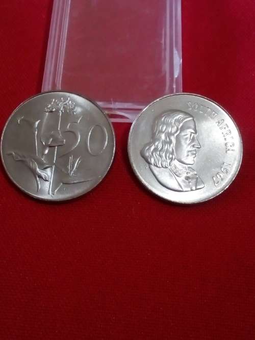 1967 PROOF 50 CENT COINS
