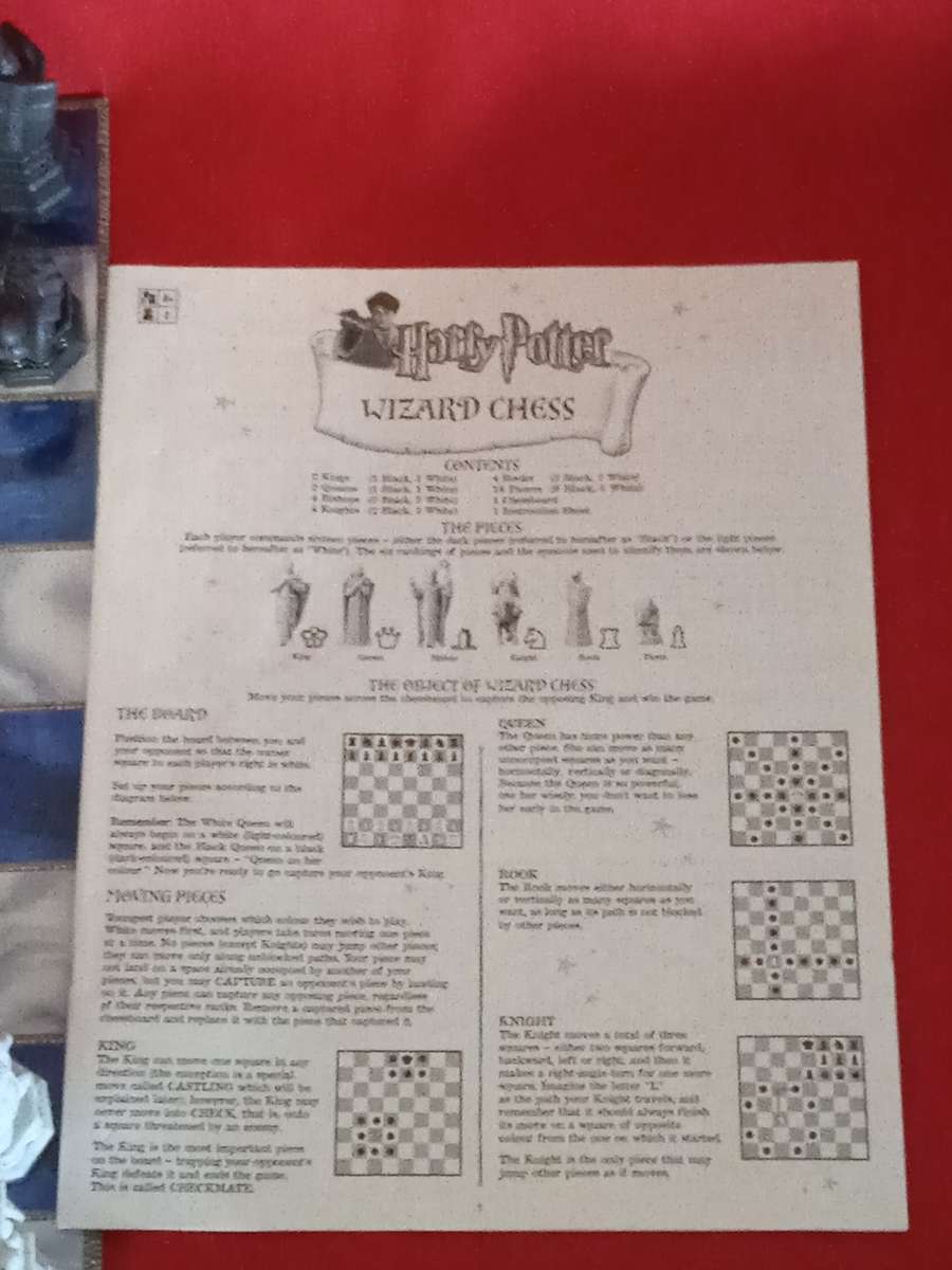 HARRY POTTER WIZARD CHESS BY MATTEL