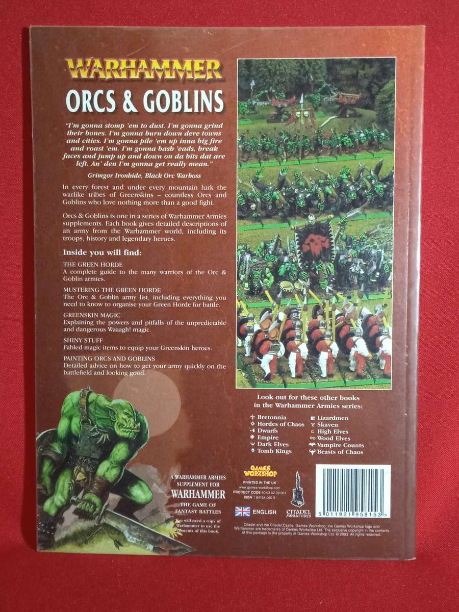 WARHAMMER ORCS AND GOBLINS