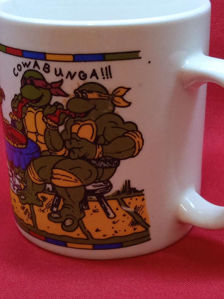 1990 MIRAGE STUDIOS T.M.N.T COFFEE MUG