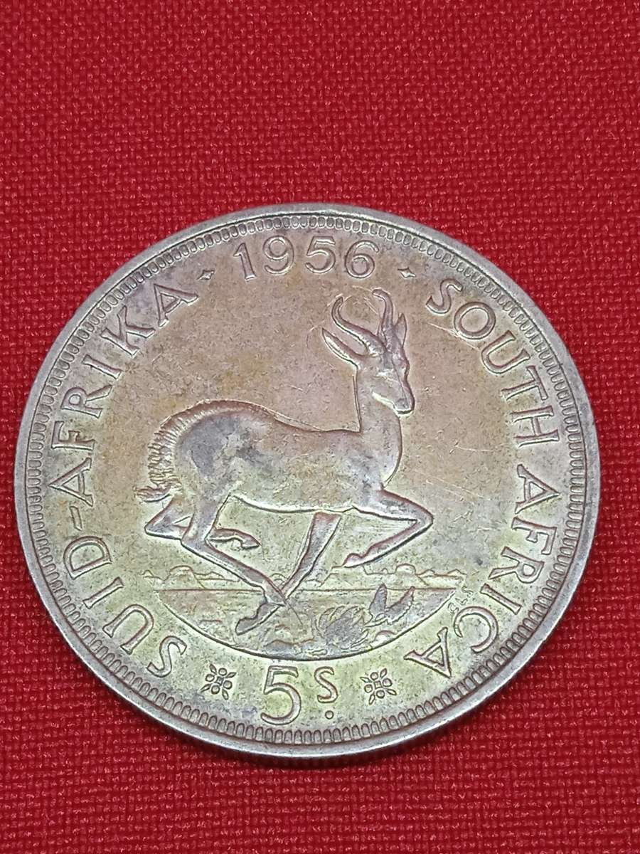 1956 SILVER 5 SHILLINGS