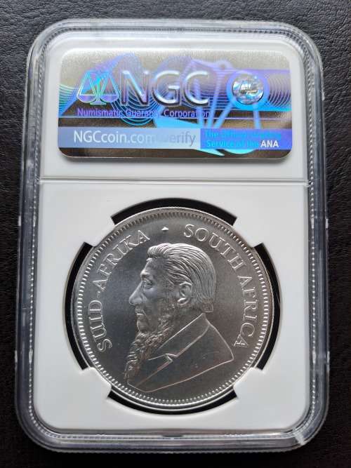 2018 1oz Silver Krugerrand Graded NGC MS70