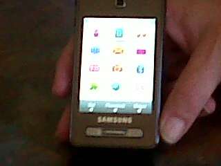 SAMSUNG SGH-F480 TOUCHWIZ CELLPHONE