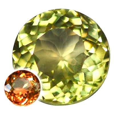 1.40CT ZULTANITE [G.I.S.A.CERTIFIED]  Yellowish Green to Reddish Brown