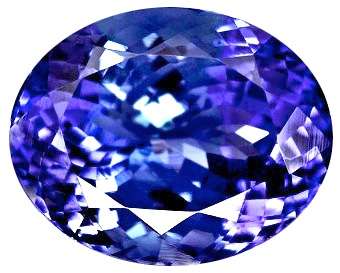 3.25Ct Tanzanite [GISA certified] Vivid Blue Violet, VVS [bV5/5]