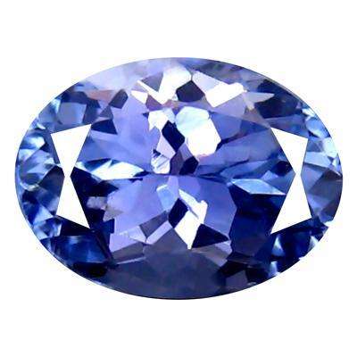 1.10CT TANZANITE [G.I.S.A. CERTIFIED] Intense Blue Violet [bV4/4], VVS