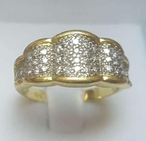0.75CT DIAMOND 18CT GOLD RING
