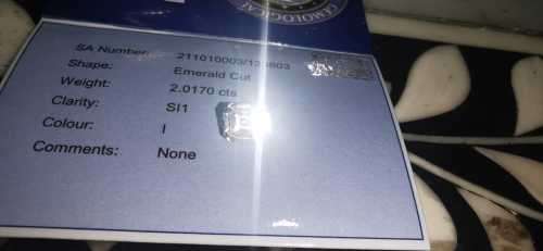 3.06ct Diamond, Platinum ring * Certified Diamond *