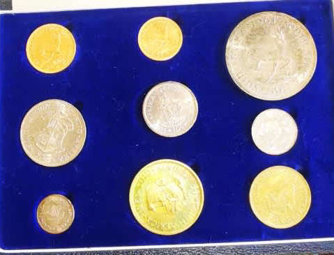 1961 Long proof set (Full set ! Gold coins included !)