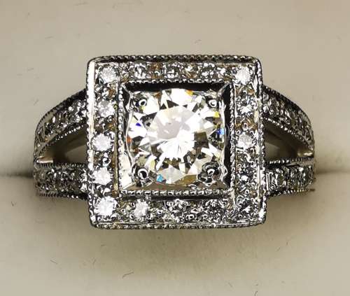 1.20ct Diamond `Olga` designer ring, 18ct White Gold *  *