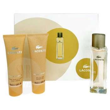 LACOSTE POUR FEMME 50ML EDP+50ML LOTION+50ML SHOWER GEL
