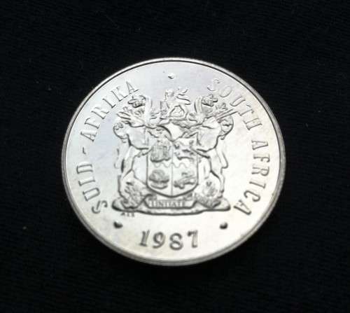 Springbok Silver R1 - 1987 - Gradable Coin