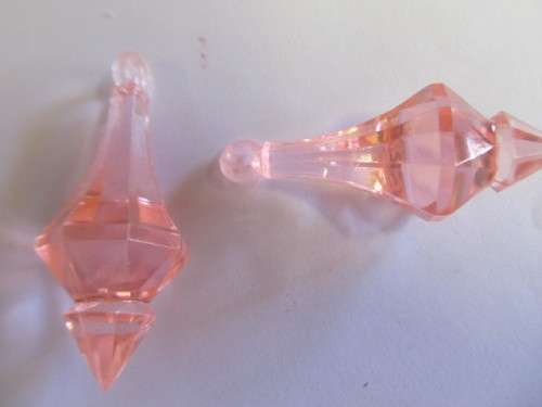 Acrylic Crystal Beads, 2pc