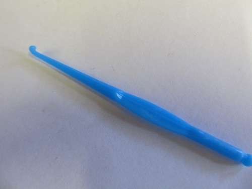Crochet Hooks Thread hook Plastic Blue 83mm