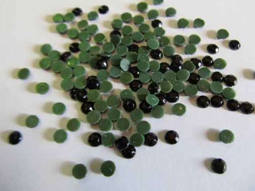Rhinestones Flatback Hotfix Black 4mm ±75pc