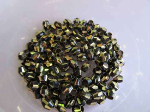 Findings Spacers Coloured Black With Gold 5mm x 4mm