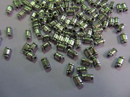 Findings Spacers Nickel Tube Acrylic 6mm x 3mm ±20pc