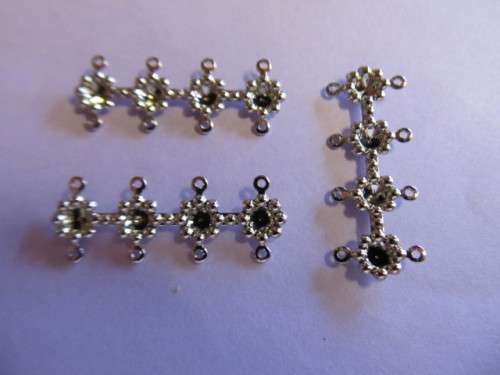 Findings, Sliders, Nickel, 28mm, 6pc