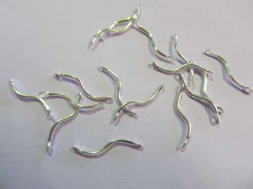 Connector, Silver Colour, 21mm, ±20pc