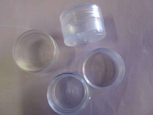 Clear Plastic Container With Lid, 20mm x 29mm, 1pc