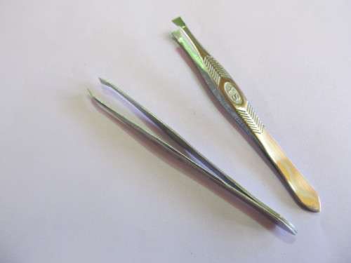 Beauty Products, Make Up, Tweezer, Flat Nose, 9cm, 1pc