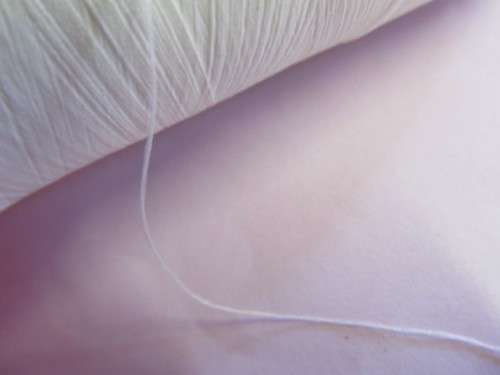 Stringing Material Silk Cord Super Fine White