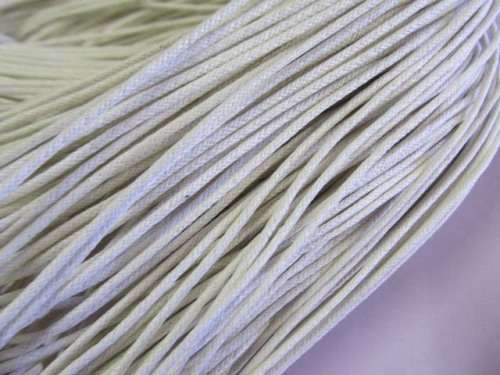 Stringing Material Wax Cord White 2mm Diameter