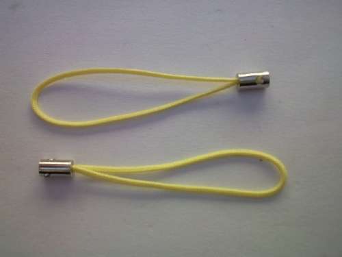 Cellphone Straps, Yellow, 5pc