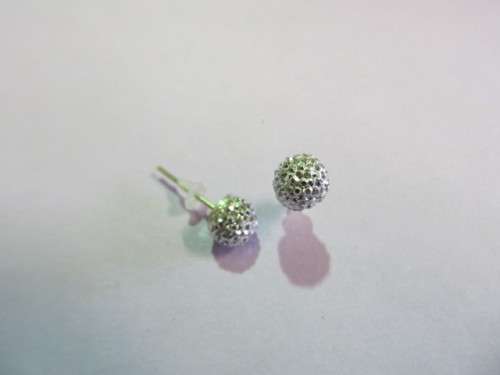 Earrings Stud Silver 8mm