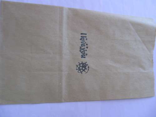 Gift Bag With Words I Love You Natural Colour 290mm x 160mm