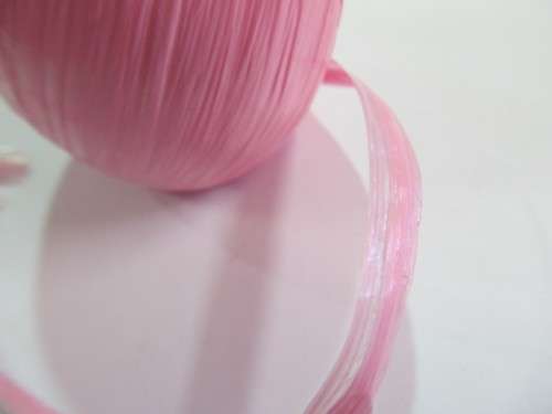 Ribbon And Lace, Paper Ribbon, Pink, ±5mm Wide, 3 Meter Length
