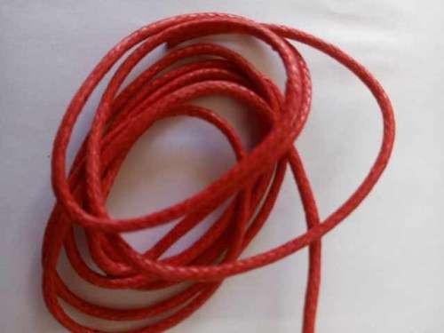 Stringing Material, Braided Cord, Red, p/m