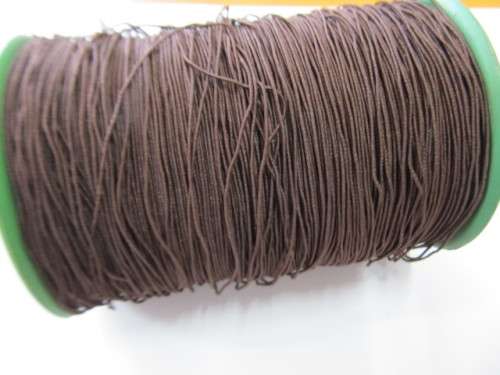 Stringing Material, Elastic, Brown, Sold Per Meter