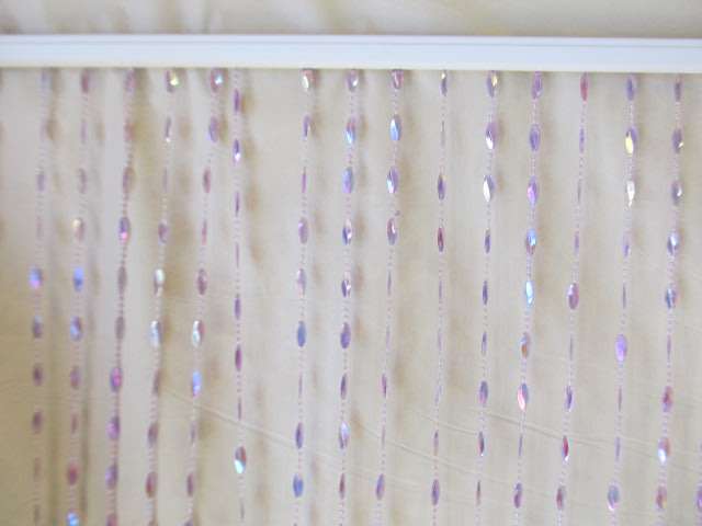 Beaded Curtain, Purple, 80cm x 172cm, 1pc