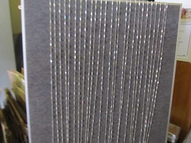 Beaded Curtain, White, 80cm x 172cm