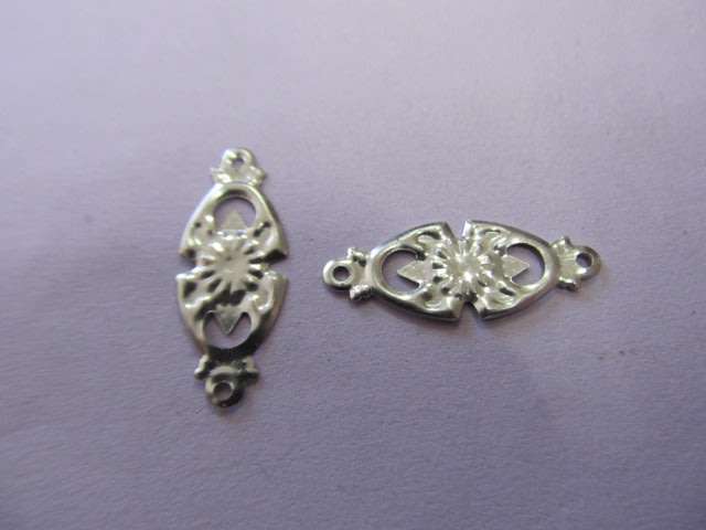 Findings, Connector, Metal, Nickel, 21mm, 6pc