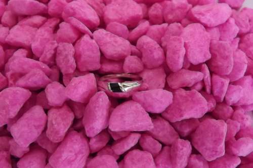 Fine Jewellery, Ring, Silver, Stamped 925, Black Onyx Inlay, Size 15mm