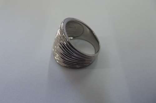 Fine Jewellery, Silver 925 Ring, Top Size - 18,2mm, Ring Size - 18mm