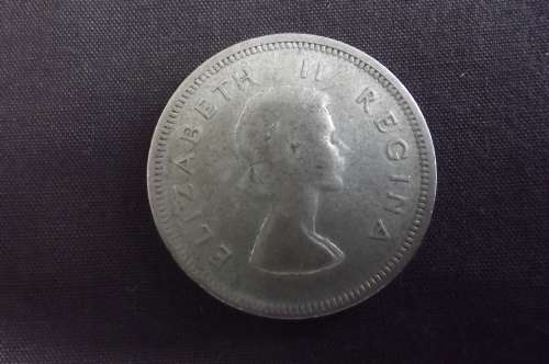 Two Shilling, South Africa, 1954, Silver, Condition As Per Photo