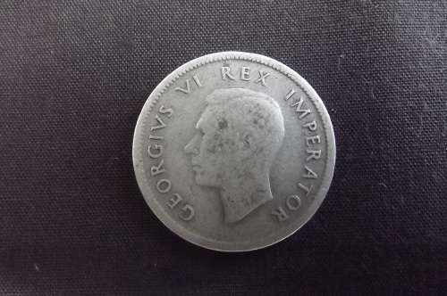 Shilling, South Africa, 1942, Silver, Condition As Per Photo